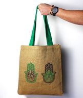 Bolsa de Yute Grande - 3 Diseños ( Aleatorio)
