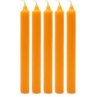 Juego de Velas de Mesa de Color Sólido - Pack de 21 - Mango Rústico
