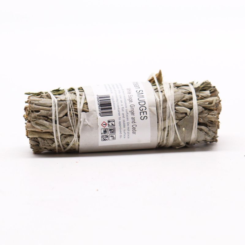 Atado de Hierba - Salvia Blanca, Jengibre y Cedro