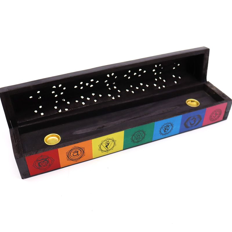 Caja Quemador de Incienso - 7 chakras