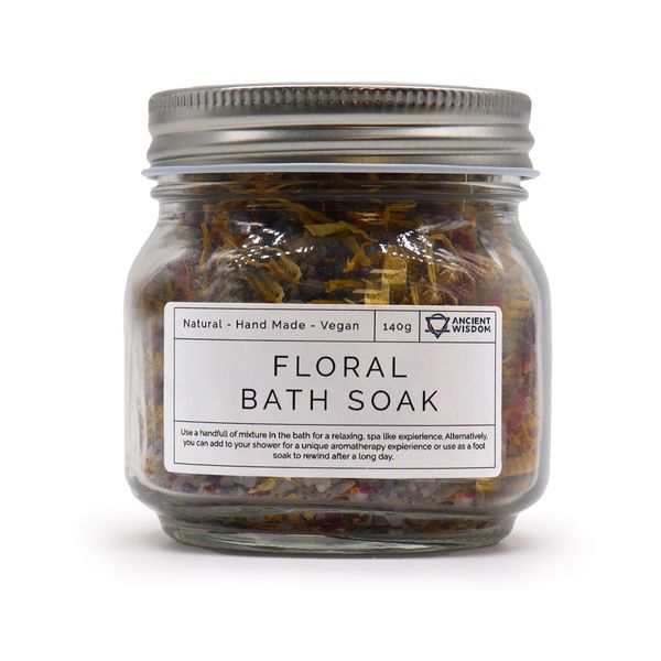 Baño floral y mezcla botánica de vapor facial