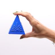 Juego de moldes de incienso en polvo - Azul Verde Púrpura