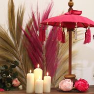 Sombrilla Bali Home Decor - Algodón - Rosa - 40cm