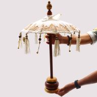 Sombrilla Bali Home Decor - Algodón - Rosa - 40cm