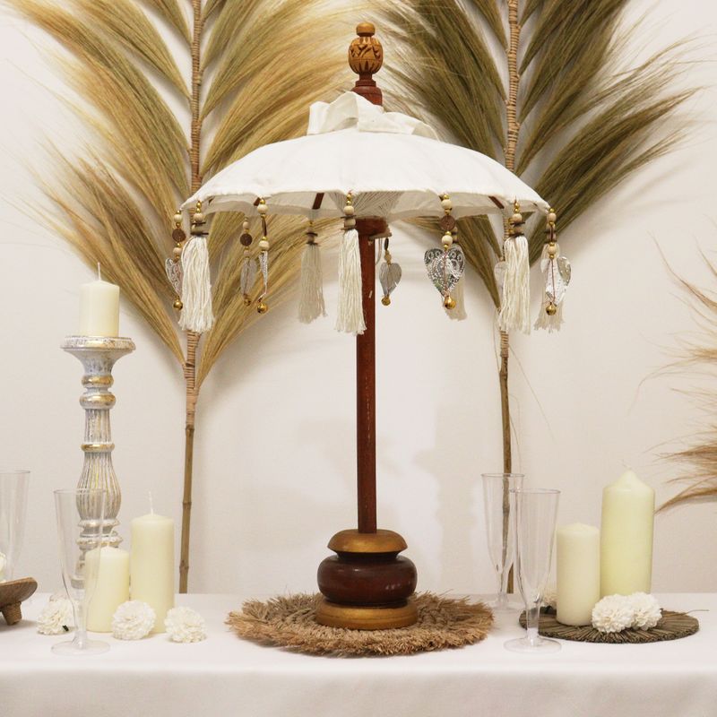 Sombrilla Bali Home Decor - Lona - Natural - 40cm