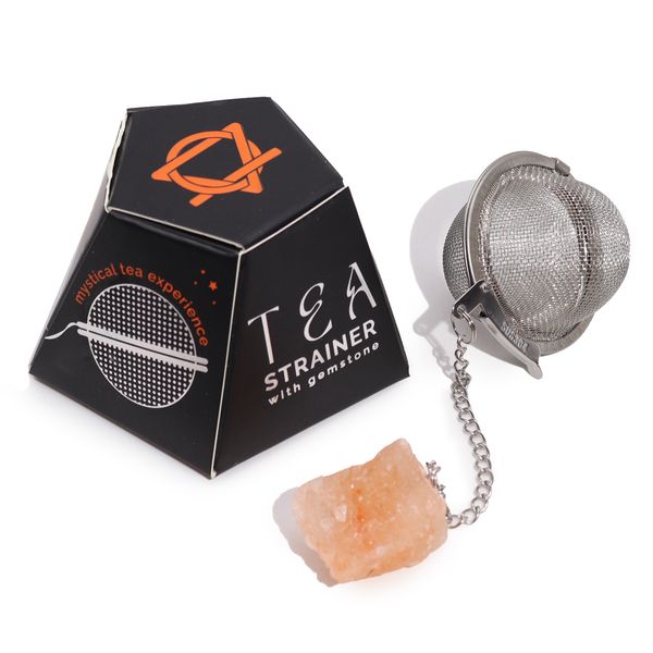 gemstone tea strainer