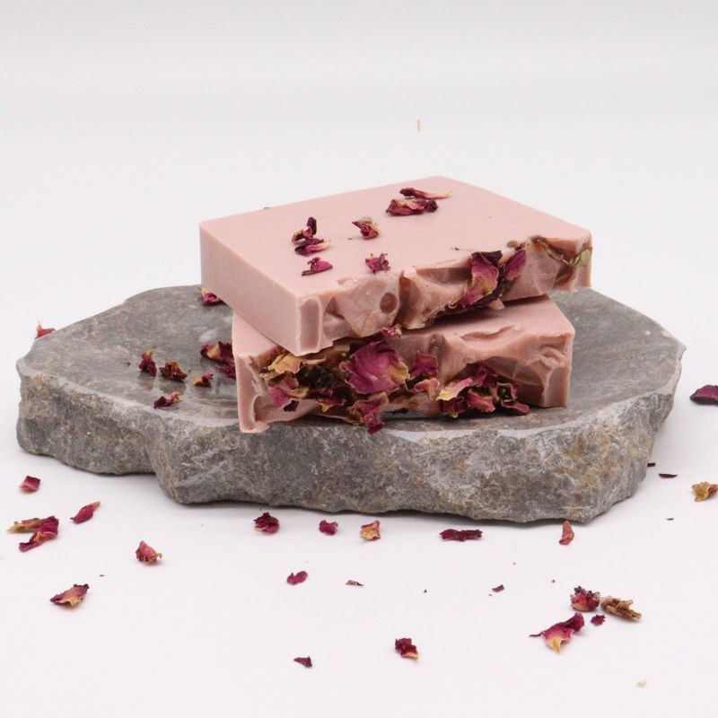 Barra de Jabon - Rosa y Vainilla