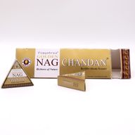 Conos de Incienso Jumbo Dorado Nag - Chandan Reflujo 42g