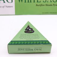 Conos de Incienso Jumbo Dorado Nag - Salvia Blanca Reflujo 42g