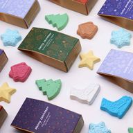 Pack de Regalo de Bombas de Baño Navideñas de Noche de Paz