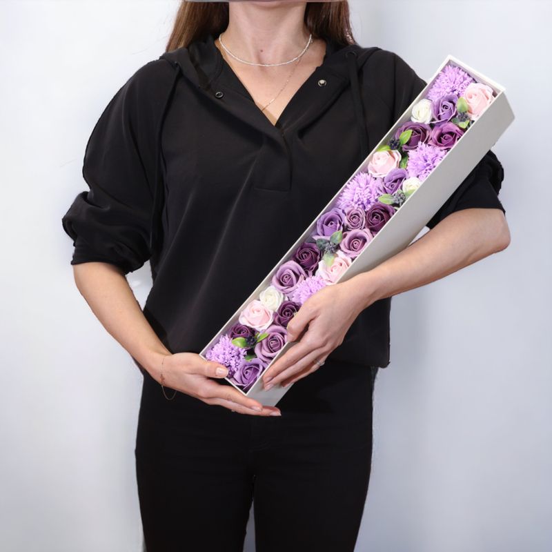 Extra Largo - Rosa Lavanda y Clavel