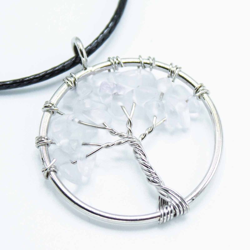 Colgante Árbol de la Vida - Cristal de Roca