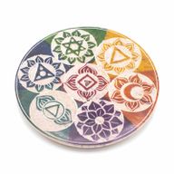 Porta Incienso de Cono en Disco de Esteatita 10 cm – Siete Chakras