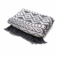 Mantas Boho Confort - Gris Geométrico