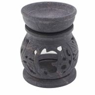 Quemador de aceite pequeño de esteatita 8cm - Om