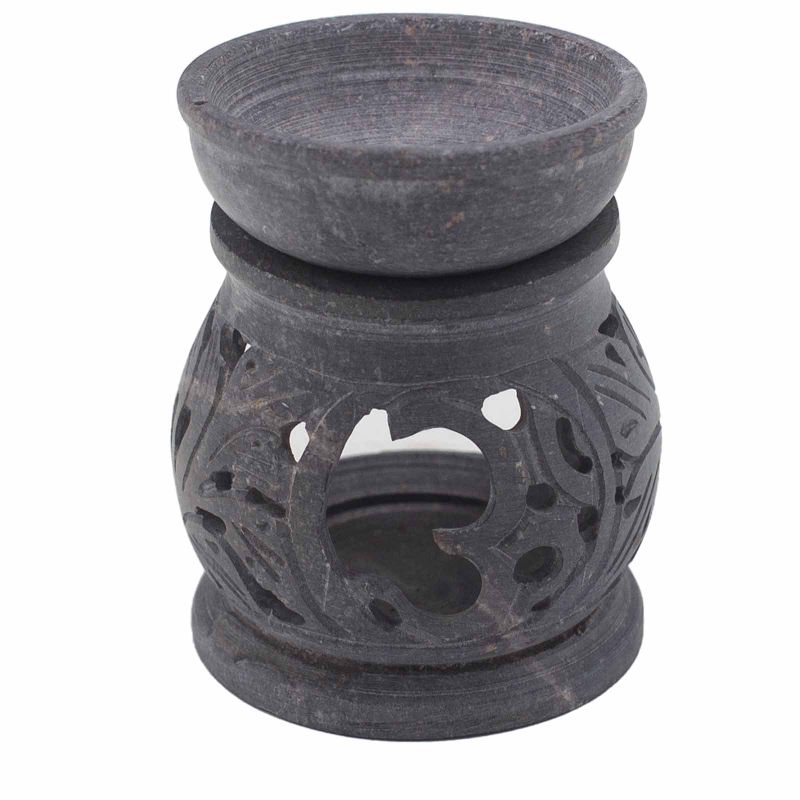 Quemador de aceite pequeño de esteatita 8cm - Om