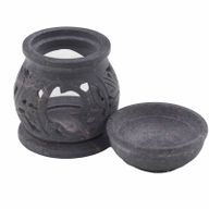 Quemador de aceite pequeño de esteatita 8cm - Om