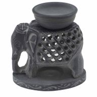 Quemador de aceite de esteatita 10,5 cm - Elefante de pie
