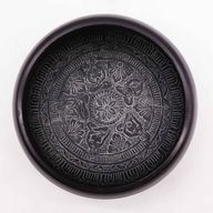 Cuenco tibetano de polvo de tierra - Om Five Buddha - 16cm