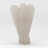 Ángel de piedra preciosa tallada a mano - cuarzo de roca
