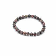 Pulsera de manifestación de piedras preciosas - Piel de leopardo - Coraje