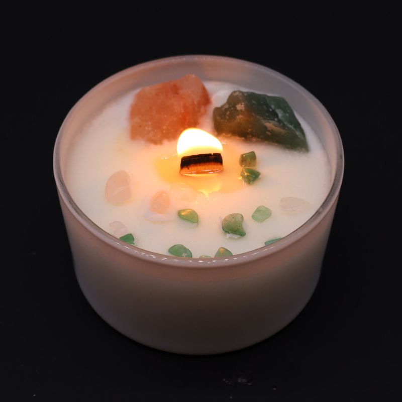 Velas de Cristal de Chakra  - Chakra del corazón