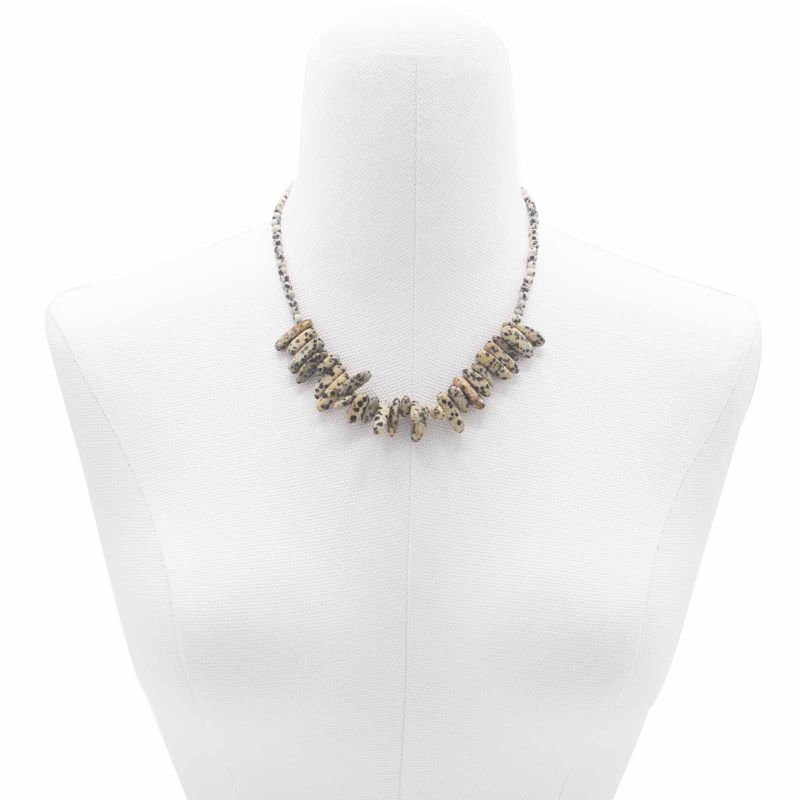 Collar de gemas Longstone - Piedra dálmata