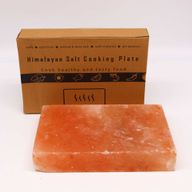 Plato de cocina con sal del Himalaya - Rectángulo - 30x20x5cm
