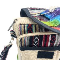 Bolso bandolera de cáñamo teñido