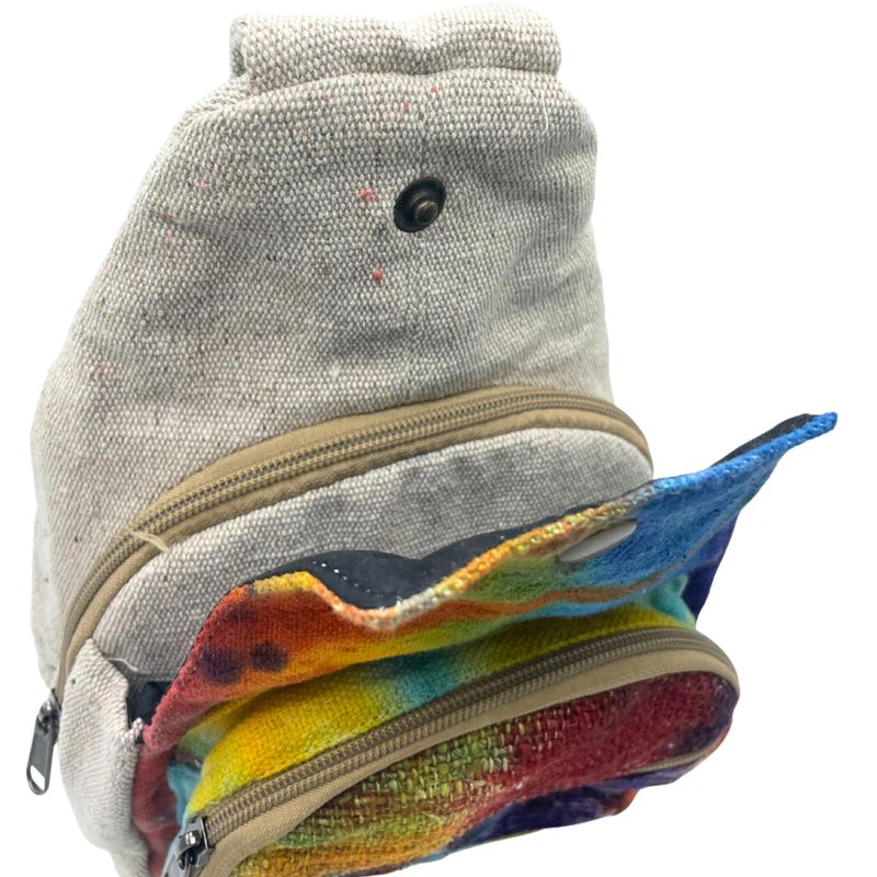 Bolso bandolera de cáñamo Tiedye