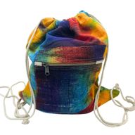Bolsa de cuerda de cáñamo Tiedye