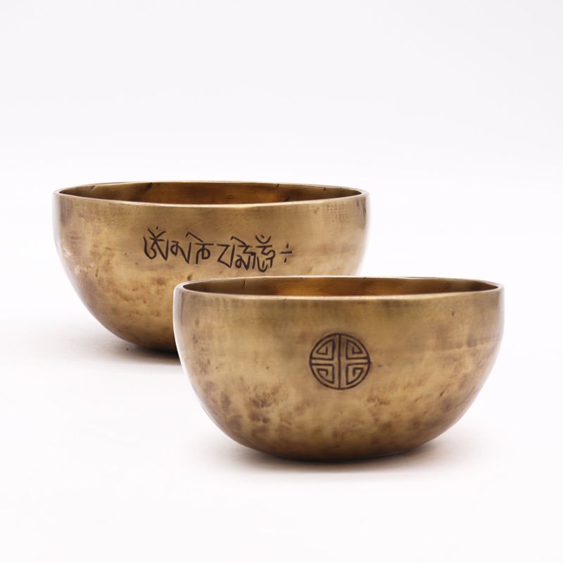 Cuenco lunar nepalí pequeño - (aprox. 550 g) - 13 cm