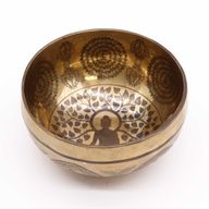Cuenco Tibetano Curativo Grabado - 16cm - 7 ChakrasCuenco Tibetano Curativo Grabado - 16cm - 7 Chakras