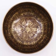 Cuenco Tibetano Curativo Grabado - 16cm - Mantra