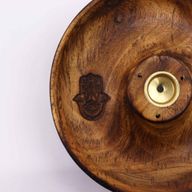 Disco porta incienso para conos y varillas - Hamsa