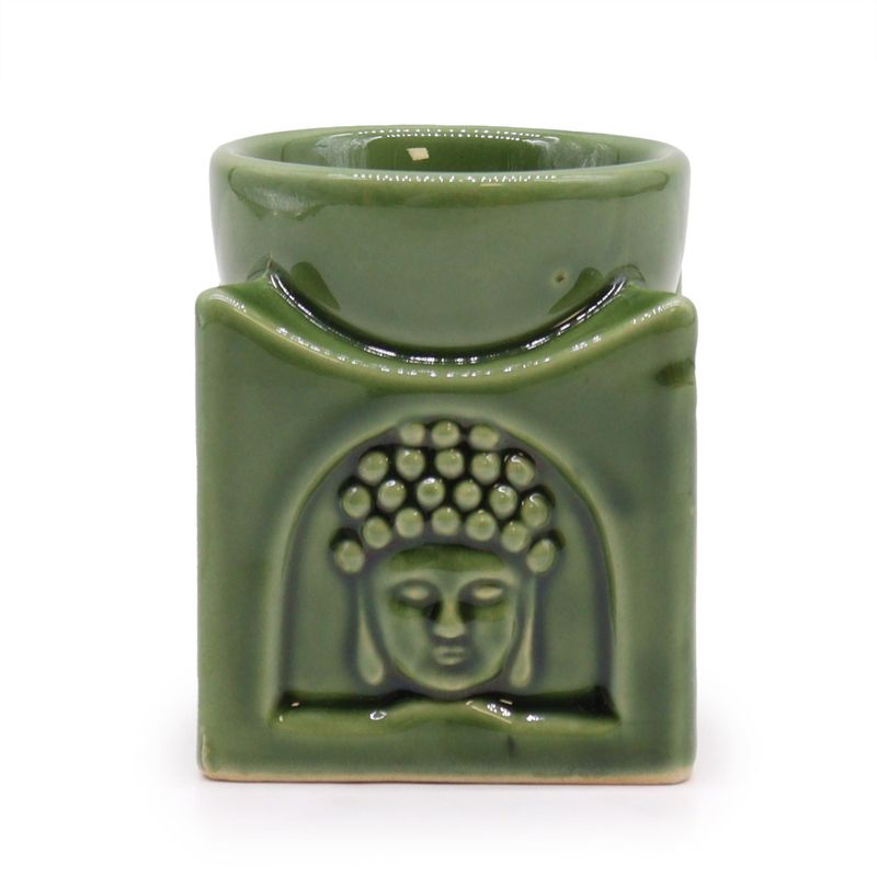 Quemador de Buda Cuadrado - Jade oscuro