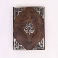 Libro Bronceado Rojo - Decoracion de rosas de zinc con bordes de cubierta