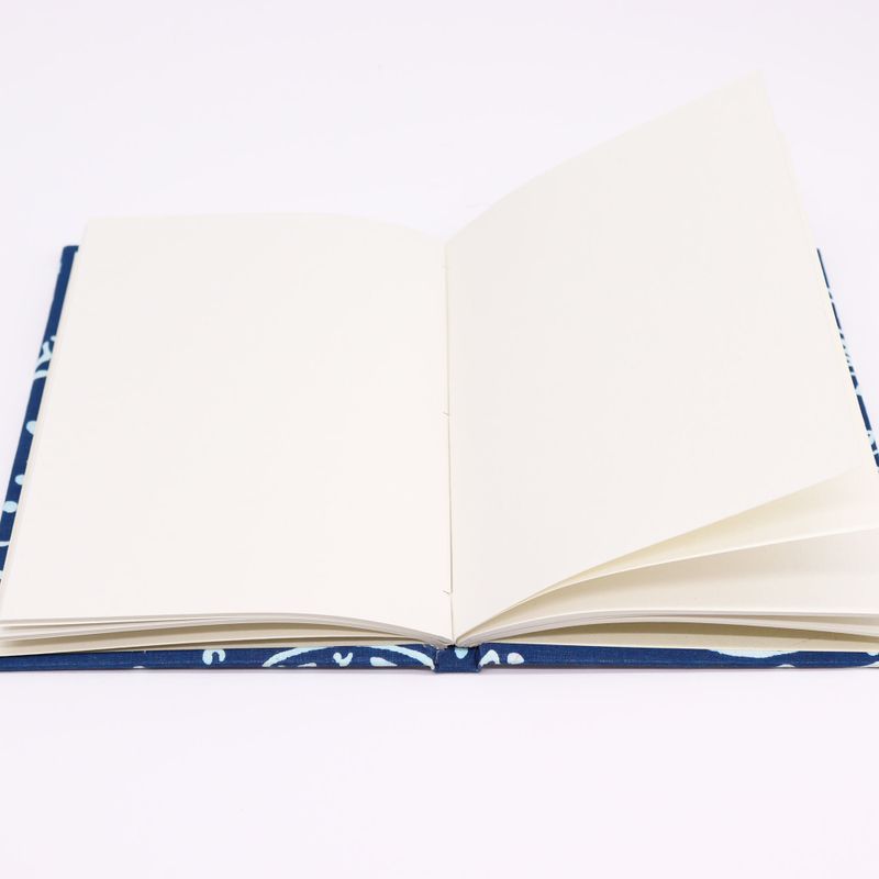 Cuadernos con encuadernación de algodón 20x15cm - 96 páginas - Pez índigo