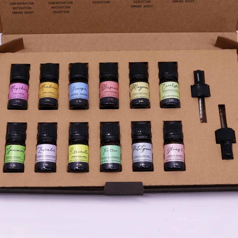 Set de aceites esenciales Primavera – 12 × 5 ml