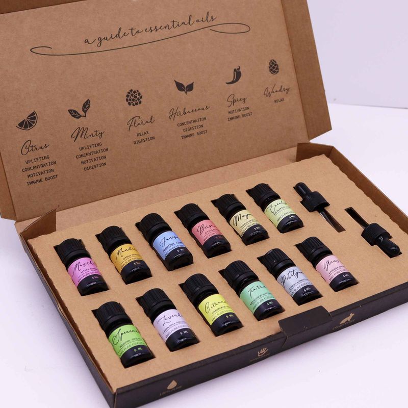 Set de aceites esenciales Primavera – 12 × 5 ml