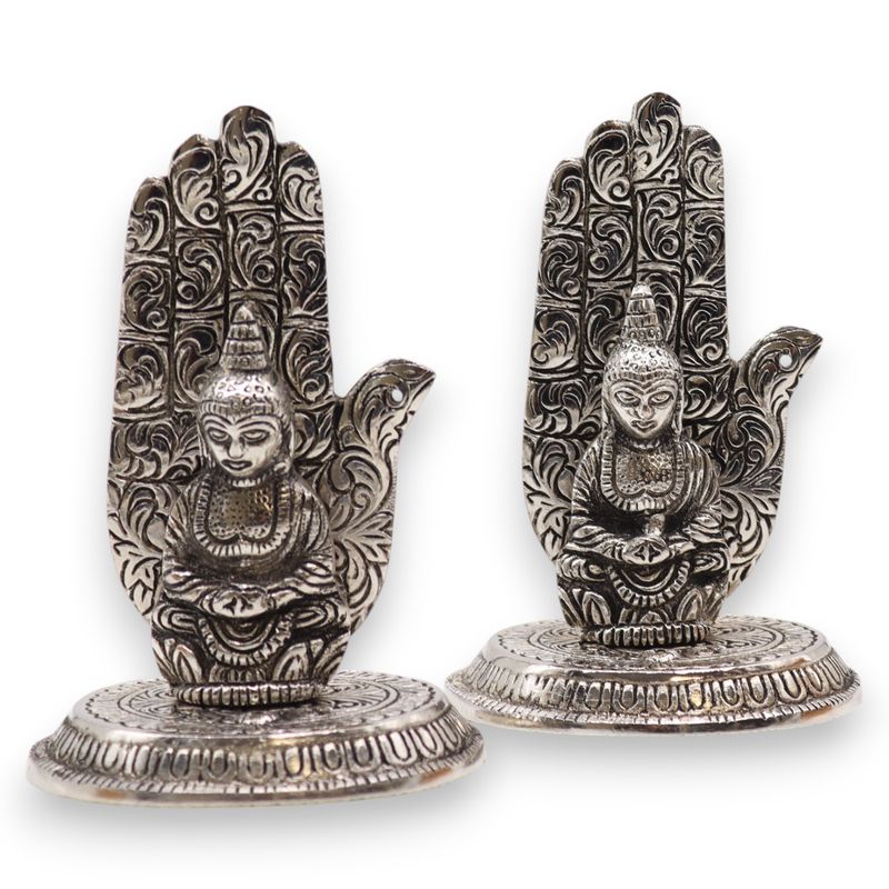 Mano Buda Porta Incienso 13x9cm