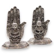 Mano Buda Porta Incienso 13x9cm