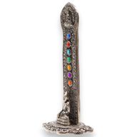 Porta-incienso Buda Torre 7 Chakras 16x6x7cm