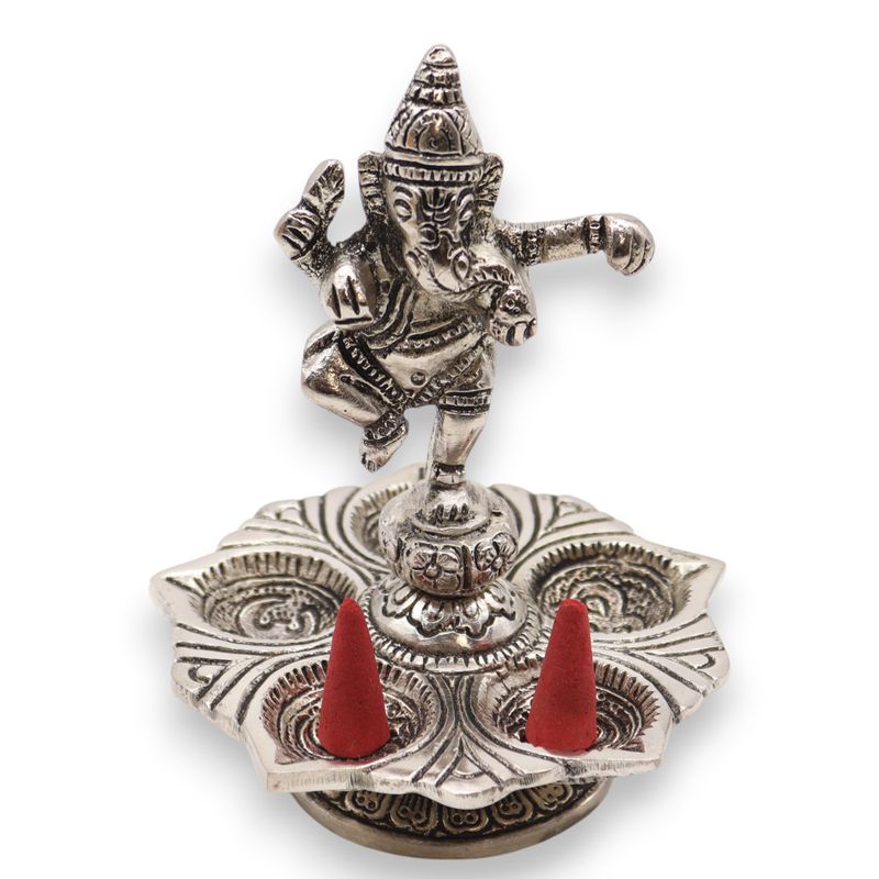 Porta-incienso Ganesha Danzante 14x10cm