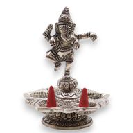 Porta-incienso Ganesha Danzante 14x10cm