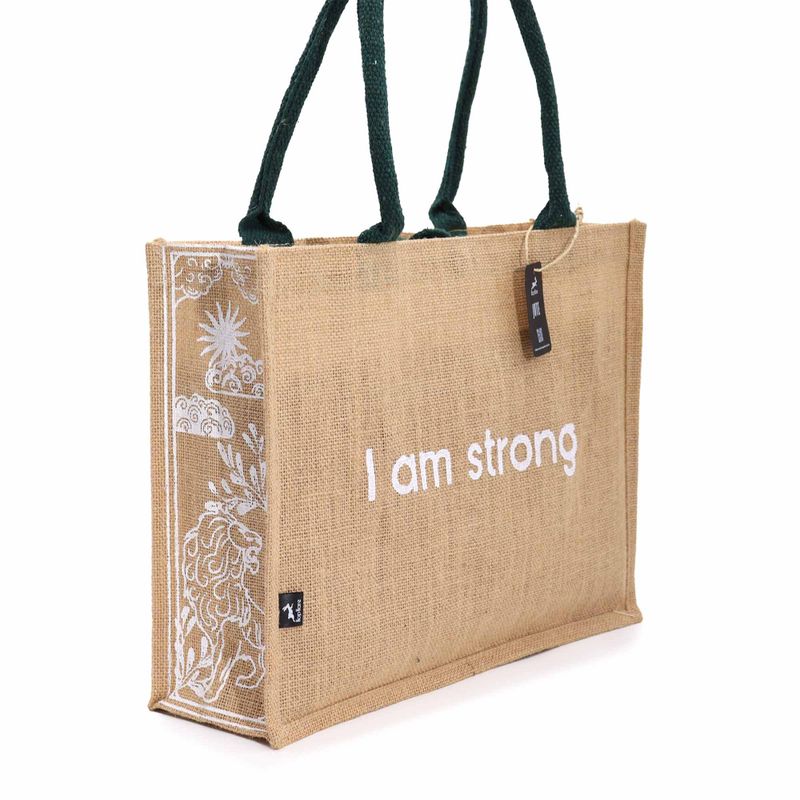 Bolsa Grande de Yute Hop Hare - Soy Fuerte