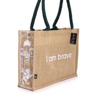 Bolsa Grande de Yute Hop Hare - Soy Valiente