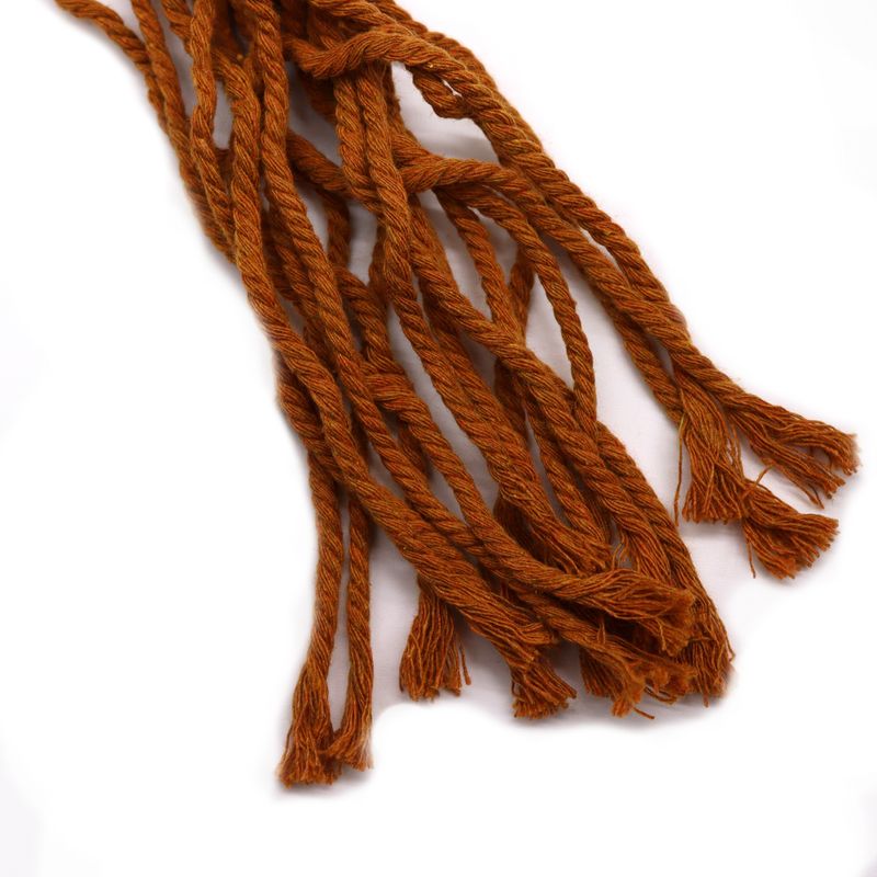 Macrame Maceta Clásico - Chocolate Med Pot