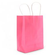 Bolsa Grande de Papel con Asa (26x32x12cm) - Rosa Rubor (130g)