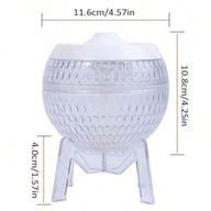 Difusor transparente Mondo Planet - USB - Cambio de color (luz abajo)